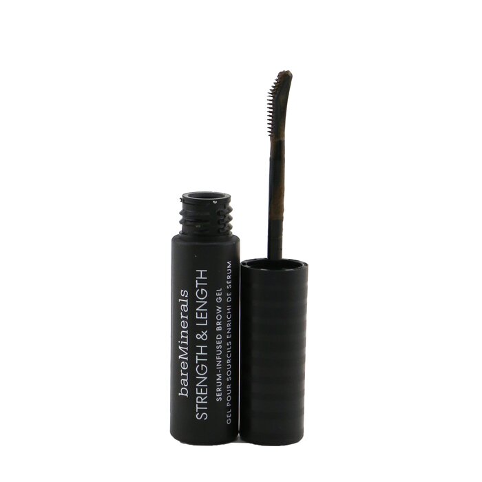 【月間優良ショップ】 ベアミネラル BareMinerals ストレングス&レングスセラムインフューズドブロウジェル - # コーヒー 5ml/0.16oz【海外通販】