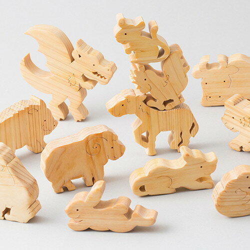 【楽天市場】木のおもちゃ 十二支パズル 名入れ可能 型はめ 手作り 日本製 安全 知育玩具 赤ちゃん 男の子 女の子