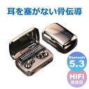 レビューで特典GET!骨伝導イヤホン 本物 超美品!Bluetooth5.3 高音質 骨伝導イヤホン 生活防水 会議/在宅勤務/散歩/スポーツにおすすめ 快適 ...
