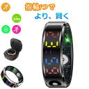 \ スマートカラーディスプレイリング /【指にはめるだけで健康管理】充電ケースが付属 スマートリング 活動量計 睡眠記録 運動記録 血中酸素 5ATM防水 スマート指輪 USB磁気充電 スマートウォッチ メンズ レディース iPhone/Android対応(2)