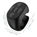 Bluetooth 5.3 遠隔操作 ミニ指輪 ワイヤレス 動画 小説 TikTokページ転換 Tiktokリングリモコン ポータブル bluetooth携帯電...