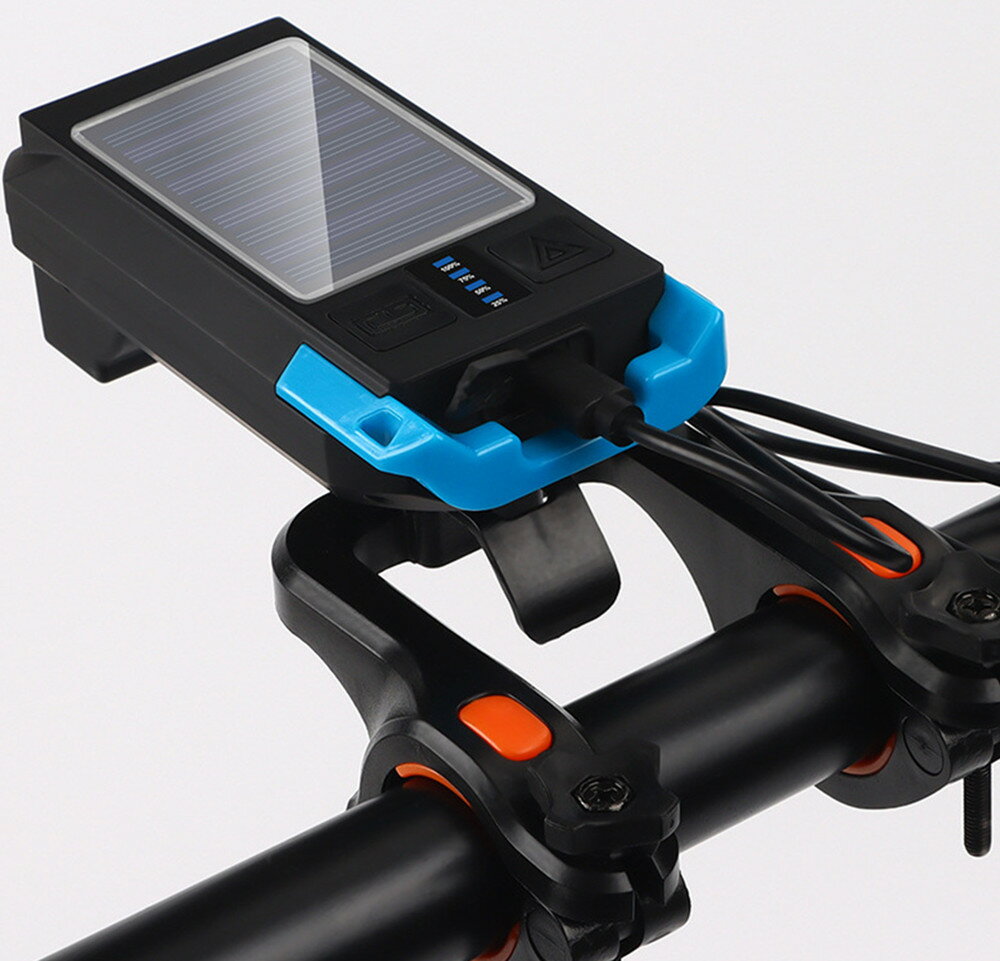 ソーラー 自転車ライト LED USB充電 明るい ソーラー 充電 最強 防水 ヘッドライト 自動点灯 強光懐中..