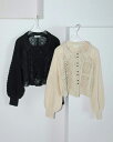 【即納】【2025SS】anuke(アンヌーク)Layered Lace Knit レイヤードレースニット(62510518)ニット/レース/レイヤードカーディガン/2025SSLife’s(ライフズ)【レディース】【正規品】