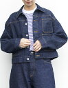 【Lastone!】【期間限定ポイント10倍!】nicholson&nicholson(ニコルソンアンドニコルソン)デニムトラッカージャケット(HOPE).アウ...