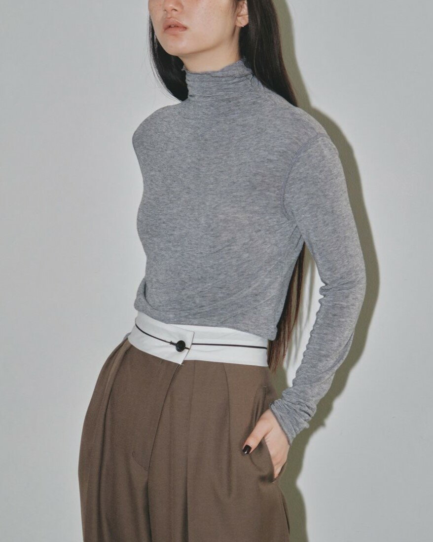 TODAYFUL（トゥデイフル）Soft Turtleneck Tops ソフトタートルネックトップス(12320609)タートルネック / トップス/ ブラック　グレー　グリーン　スカイブルー　Life’s（ライフズ）