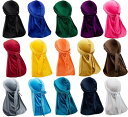 【送料無料】ドゥーラグ ベロア ベルベット Durag DURAG ヒップホップ HipHop レゲエ ラッパー ダンス ダンス衣装 ダンサー B系 Bboy ストリート系 ストリートファッション エッジコントロール ウェーブヘア ヘッドラップ バンダナ 帽子 キャップ