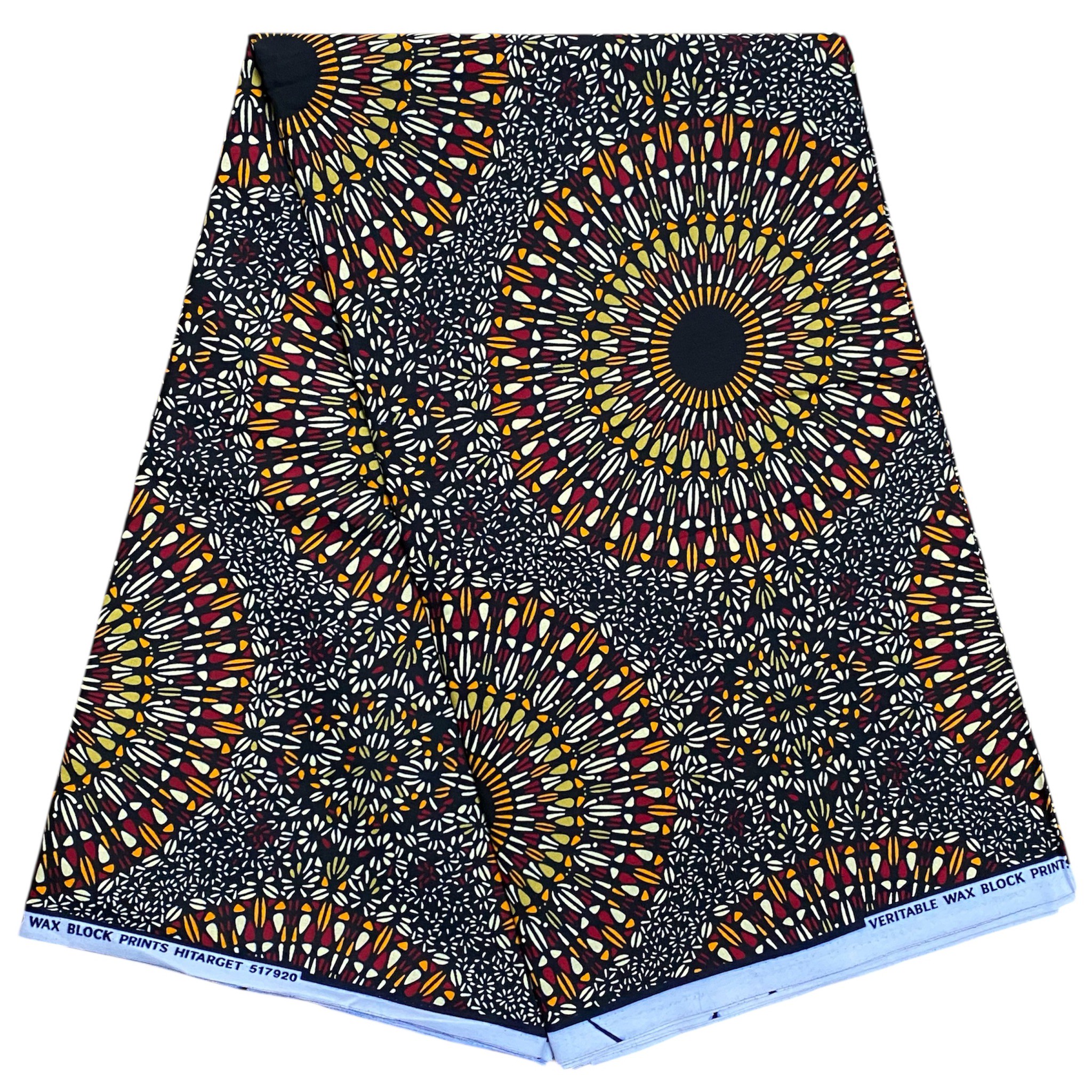 【90cm〜】アフリカ布　アフリカンファブリック　アフリカンプリント　アフリカンバティック　アンカラ　カンガ　パーニュ　キテンゲ　生地　布　アフリカ　アフリカン　はぎれ　ハギレ　ハンドメイド　ハンドメイド素材　手芸　素材　コットン　綿　サークル