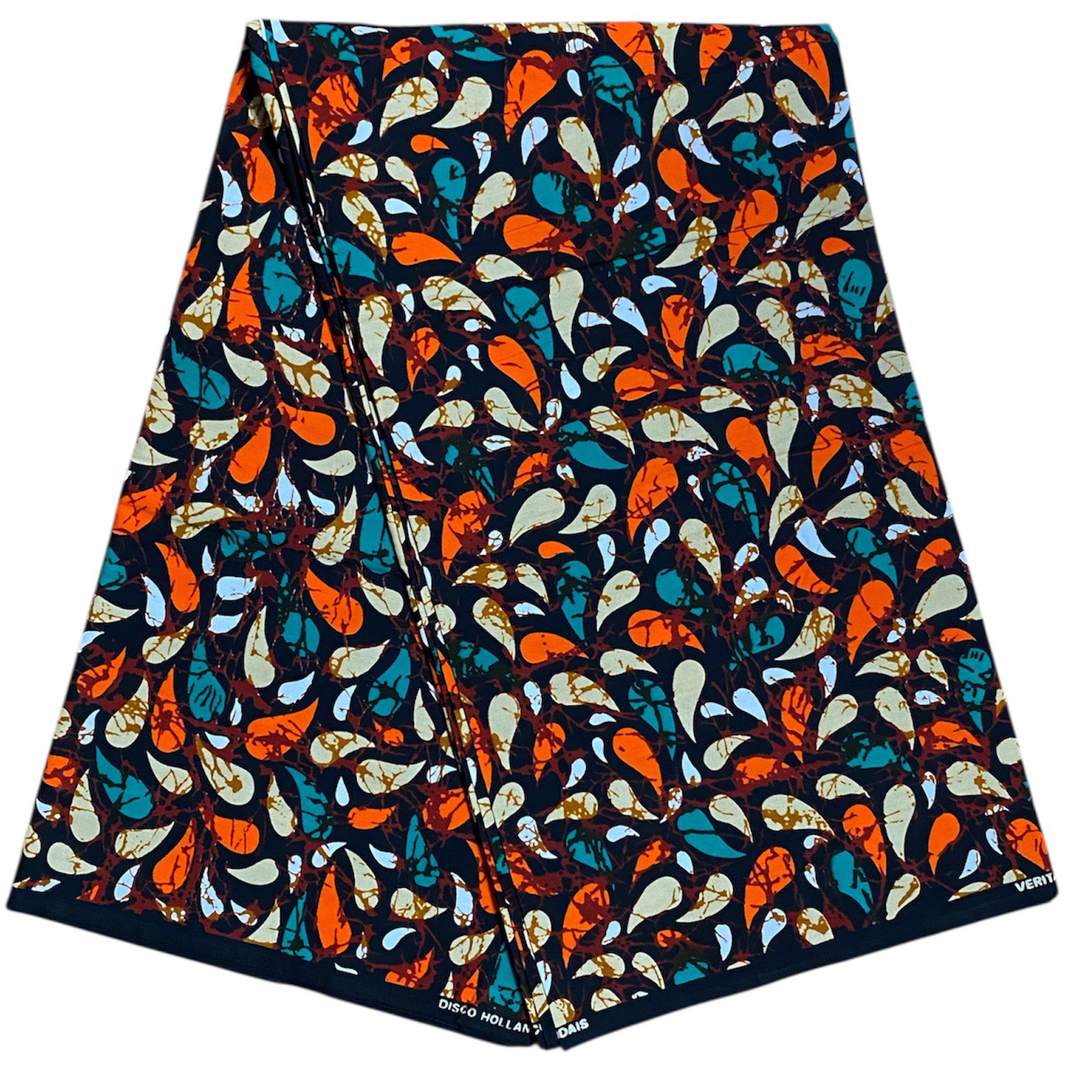 【90cm～】アフリカ布 アフリカンファブリック アフリカンプリント アフリカンバティック アンカラ カンガ パーニュ キテンゲ 生地 布 アフリカ アフリカン はぎれ ハギレ ハンドメイド ハンドメイド素材 手芸 素材 しずく 雫