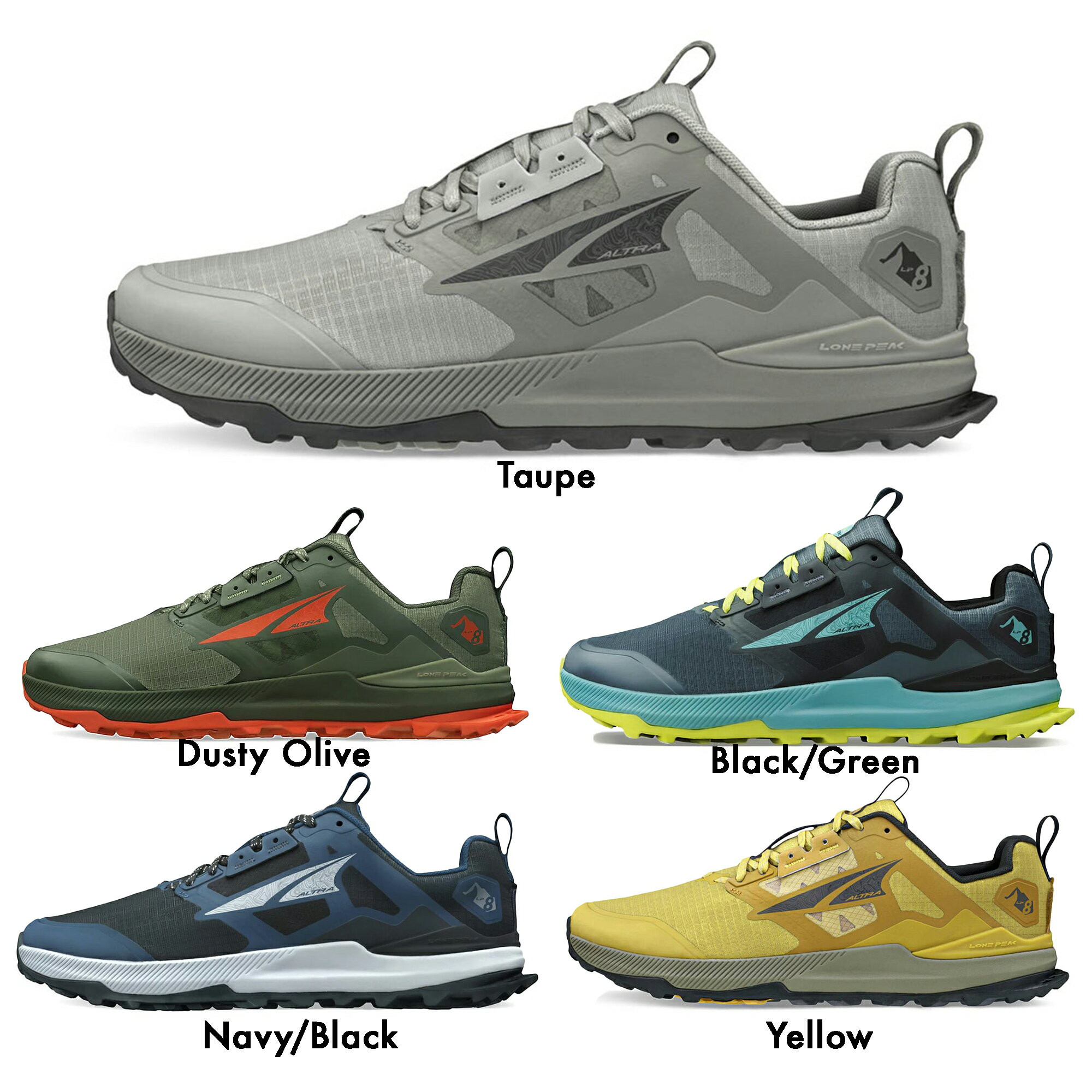 ローンピーク 8 メンズ [ALTRA アルトラ] トレイルランニングシューズ ※返品交換不可商品 2024年モデル （ラージサイズ対応商品 29.5cm 30.0cm 30.5cm）のサムネイル