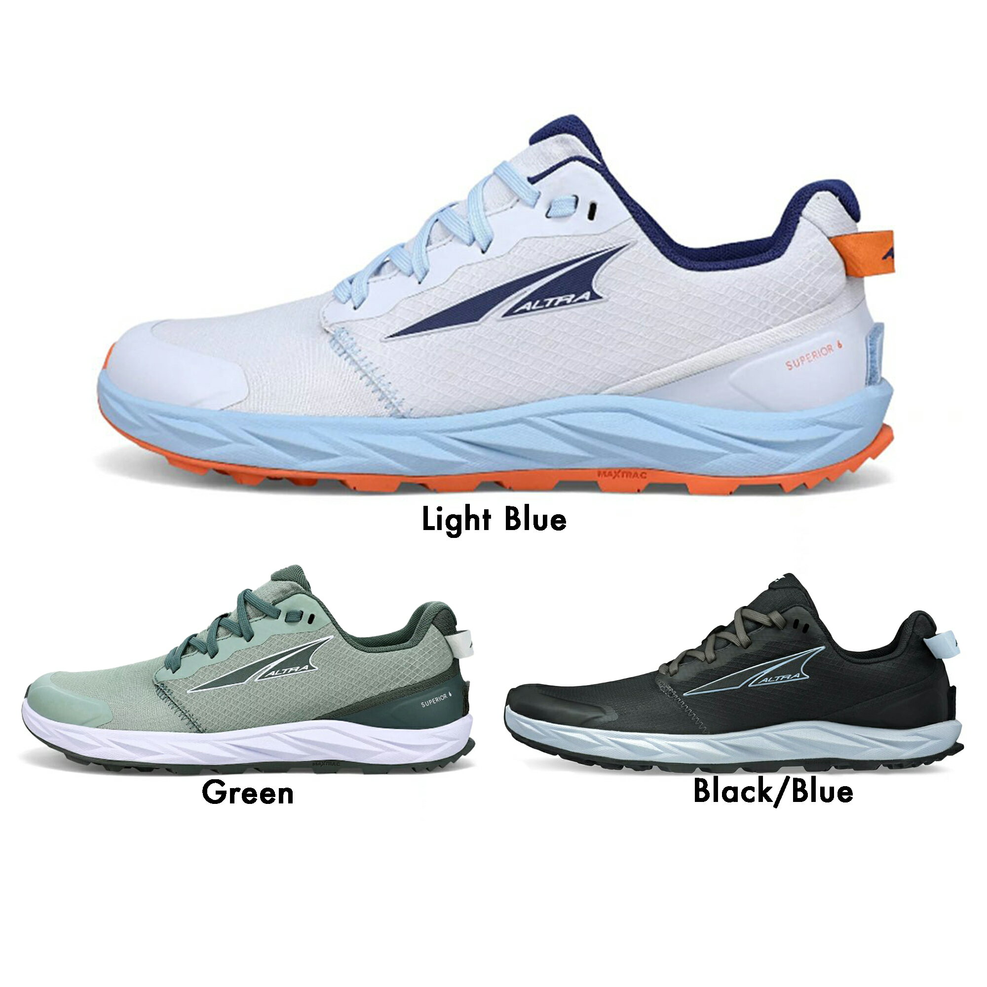 レディース 女性用 入門シューズ 軽量 足裏感覚 アウトドア スペリオール 6 ウィメンズ [ALTRA アルトラ] トレイルランニングシューズ ※返品交換不可商品 2023年モデル（ラージサイズ対応商品 25.5cm 26.5cm）