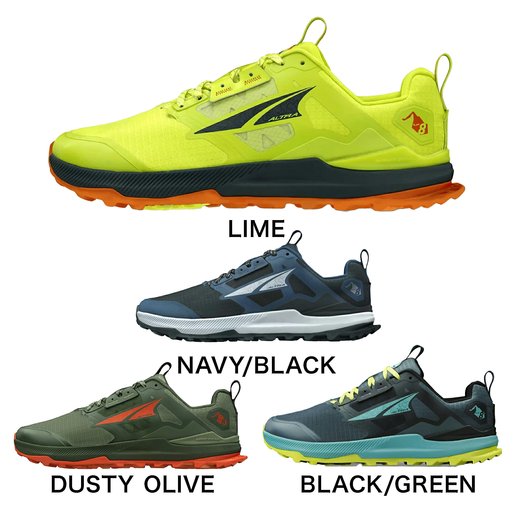 ローンピーク 8 メンズ [ALTRA アルトラ] トレイルランニングシューズ ※返品交換不可商品 2024年モデルのサムネイル