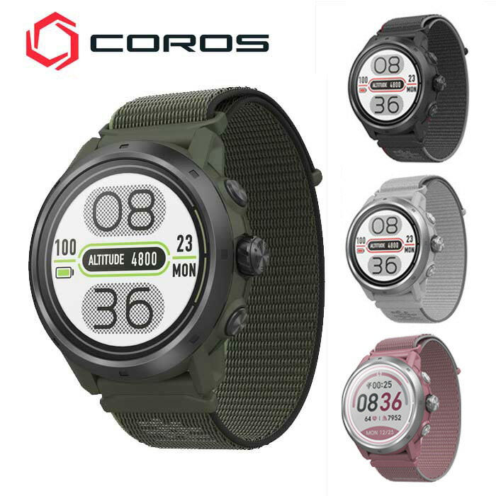 ڥå 2 ץ ʥ APEX 2 Pro Nylon [COROS ] GPSå  л ȥ ĶѵХåƥ꡼ ˥󥰥å 