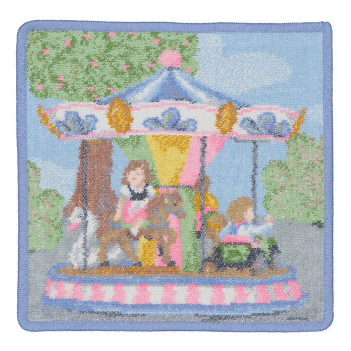 メール便 送料無料 フェイラー ハンカチ 25×25 ファンフェア 遊園地 FUNFAIR Feiler Chenille Towel
