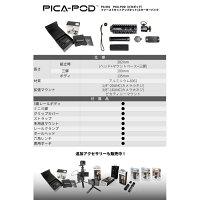 ピカギア(Pica-Gear)PICA-PODマウントベースミニ三脚ミルスペック対応アルミ6061製PG-001スターターパック三脚