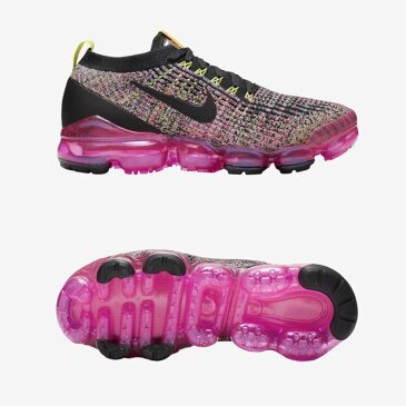 NIKE ナイキ レディース スニーカー AIR VAPORMAX FLYKNIT3 エア ヴェイパーマックス J6910006 BLACK PINK ブラック ピンク
