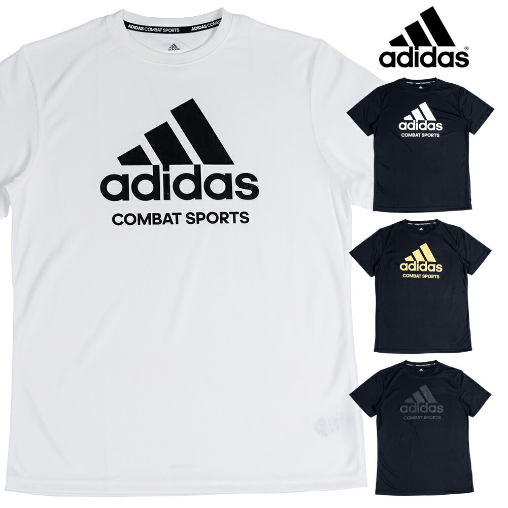 【夏セール】 adidas Tシャツ 半袖 メンズ レディース ロゴ ポリエステル 白 黒 ゴールド M/L/XL/2XL 吸汗速乾 カジュアル スポーツ ジョギング 部活 運動 スポーツミックス 正規品