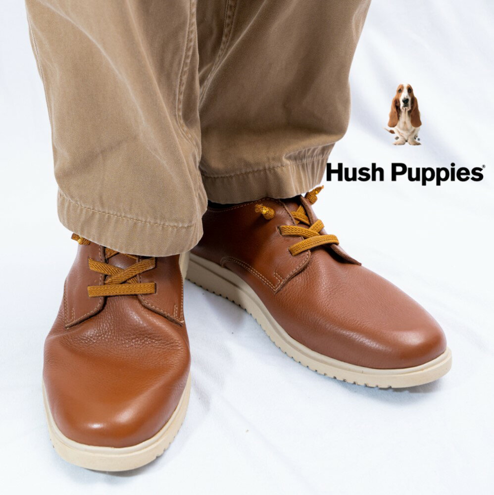 【セール】 ハッシュパピー メンズ レザーシューズ / hm02164211 牛革 耐水 防水 履きやすい ブラウン 28.0cm〜29.0cm カジュアル お洒落 ビジネス