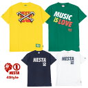 【スーパーセール】ネスタブランド 半袖Tシャツ メンズ 綿100% ストリート系 全4色 M/L/XL 正規品 NESTA