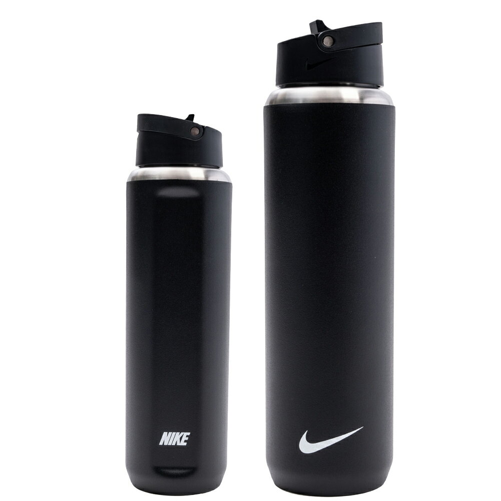 NIKE ウォーターボトル 水筒 700ml ランニング スポーツ ステンレス 保冷専用 ブラック ウォータージャグ ハイドレーション 24oz 運動 部活 チーム hy2012 1