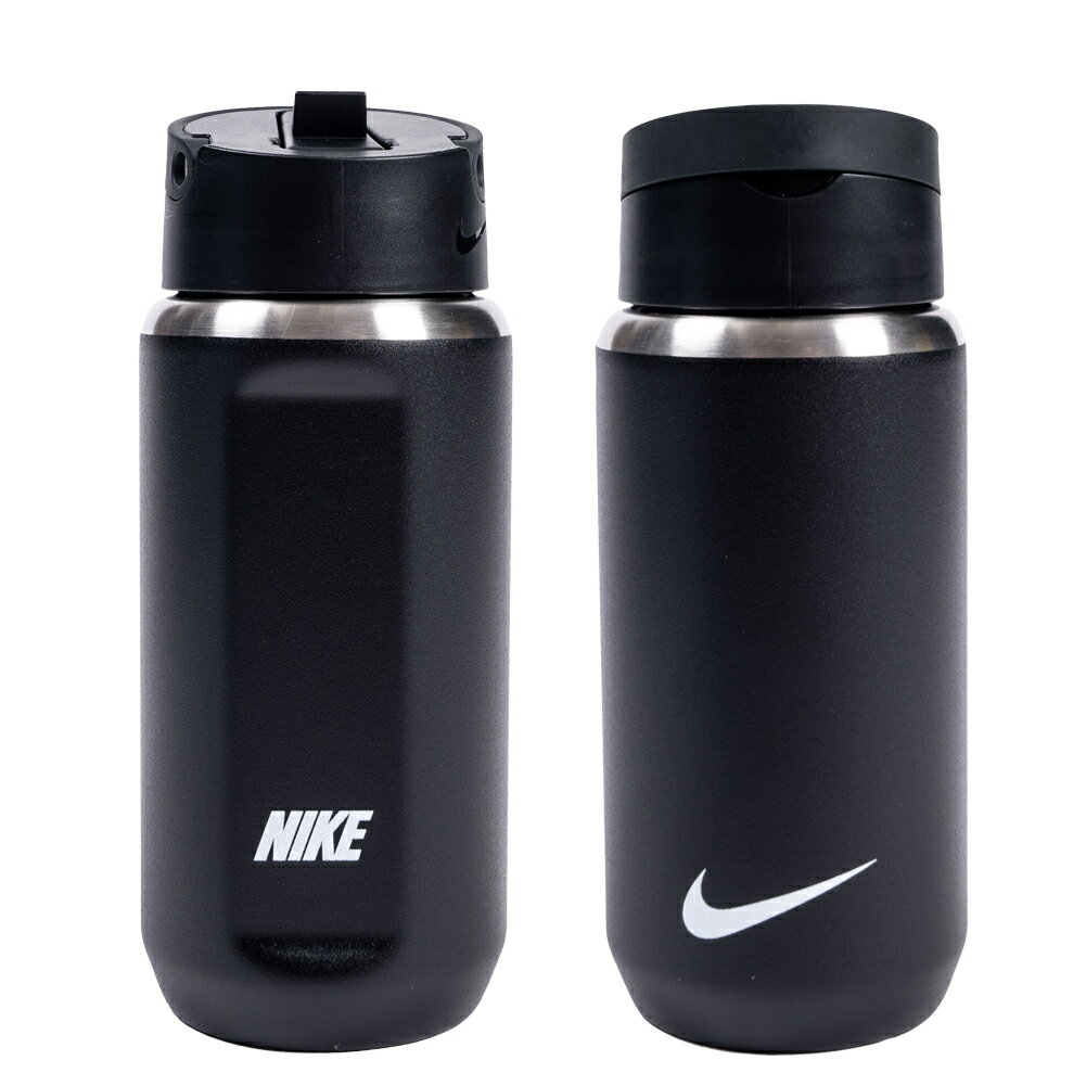 NIKE ウォーターボトル 水筒 350ml ランニング スポーツ ステンレス 保冷専用 ブラック ウォータージャグ ハイドレーション 12oz 運動 部活 チーム hy2013