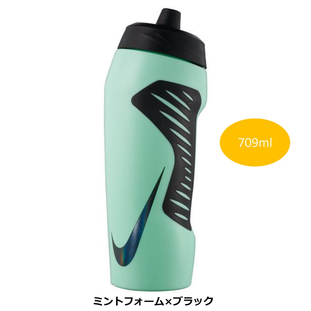 NIKE ウォーターボトル 水筒 709ml スポーツ ブラック ミント ハイドレーション 24oz hy6011