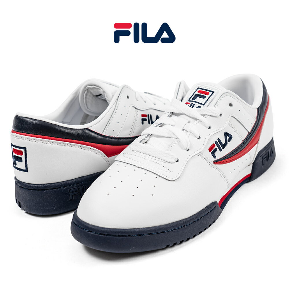 【セール】 FILA スニーカー ORIGINAL FITNESS メンズ 合成皮革 白 27cm/27.5cm/28cm 11F16LT