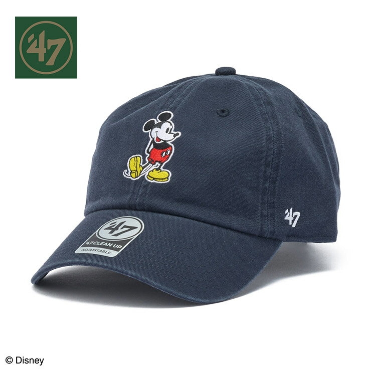 47 正規品 フォーティセブン キャップ 帽子 ユニセックス クリーンナップ Disney ミッキーマウス エクササイズ フィットネス ジム スポーツ ダンス ヨガ ウェア ネイビー14920468
