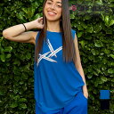 ANNILUCE アニールーチェ タンクトップ エクササイズ フィットネス ジム スポーツ ダンス ヨガ ウェア ブラック ブルー