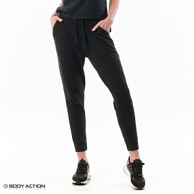 アウトレット BODY ACTION ボディアクション スリムフィット スウェット パンツ BLACK Sサイズ Mサイズ