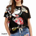 Desigual デシグアル MICKEY LACROX Tシャツ WHITE BLACK Mサイズ Lサイズ