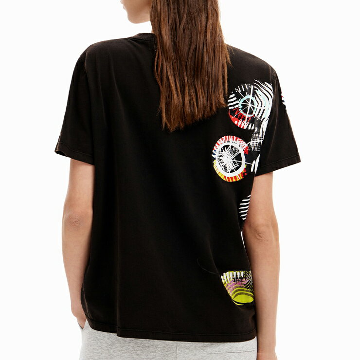 Desigual デシグアル MICKEY LACROX Tシャツ WHITE BLACK Mサイズ Lサイズ 3