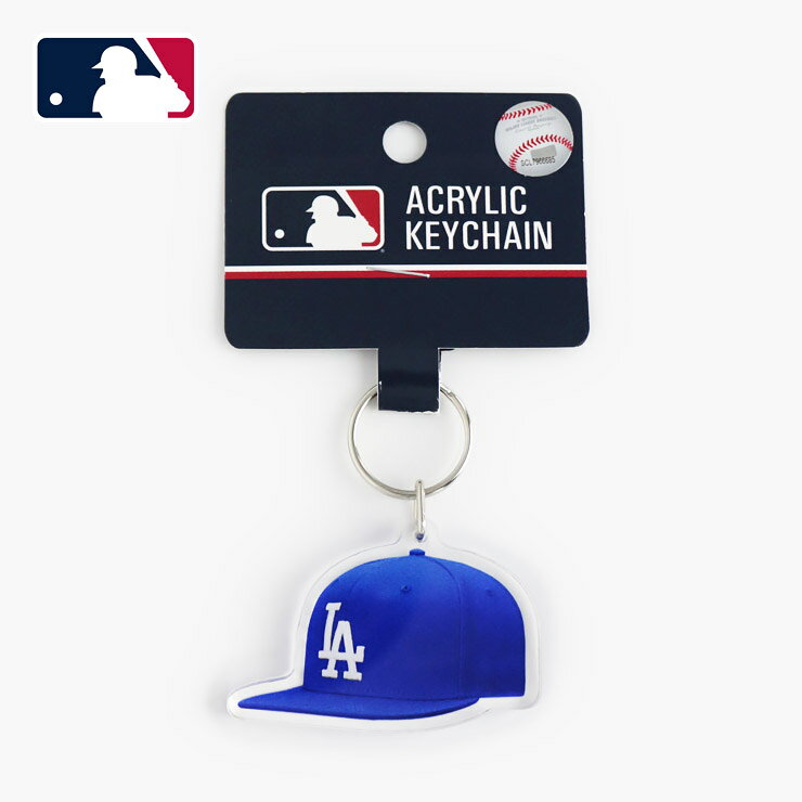 Dodgers ドジャース アクリル キーチェーン キーリング キーホルダー キャップ LA 帽子 MLB 公式 オフィシャル グッズ 大谷翔平 LA DODGERS ロサンゼルス メジャーリーグ 野球
