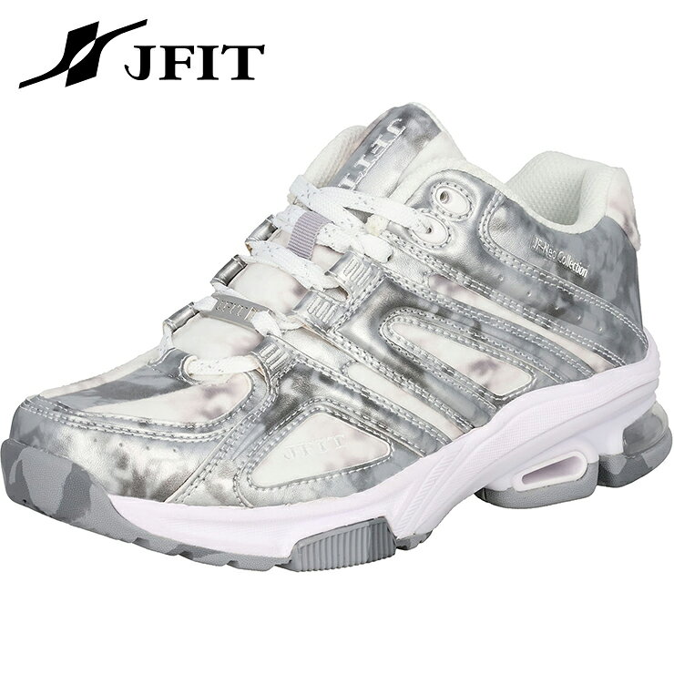 【10月中旬発送予定/予約商品】JFIT ジェイフィット 正規品 シューズ JF-Neo レディース フィットネスシューズ エアロビクス ハイインパクト ステップ エクササイズ フィットネス ジム スポーツ ダンス ヨガ ウェア グレー シルバー
