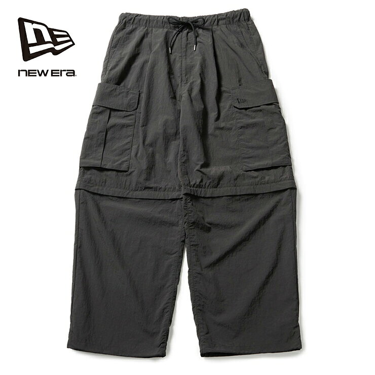 樂天商城 - NEW ERA 正規品 ニューエラ パンツ カーゴパンツ ナイロン 2WAY ユニセックス エクササイズ フィットネス ジム スポーツ ダンス ヨガ ウェア チャコールグレー 14856746