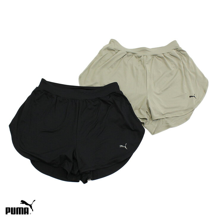 アウトレット PUMA プーマ ルーズ ショーツ ショートパンツ BLACK LIGHTKHAKI Mサイズ