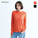 アウトレット ROXY ロキシー SWAYING CANDLE ロングスリーブTシャツ BLACK ブラック ORANGE オレンジ Mサイズ フィットネスウェア ダンスウェア トレーニングウェア RLT244039