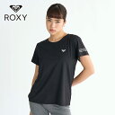 アウトレット ROXY ロキシー ウィメンズ Tシャツ ブラック フィットネスウェア ダンスウェア トレーニングウェア