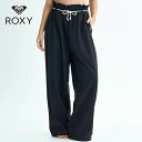 ROXY ロキシー ワイドパンツ エクササイズ フィットネス ジム スポーツ ダンス ヨガ ウェア ブラック RLY252027(4)