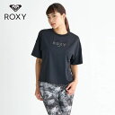 ROXY ロキシー T-シャツ エクササイズ フィットネス ジム スポーツ ダンス ヨガ ウェア ブラック RST252563