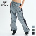 ROXY ロキシー ボトムス パンツ レディース パラシュートパンツ ボリューム 撥水 ナイロンパンツ エクササイズ フィットネス ジム スポーツ ダンス ヨガ ウェア ブラック グレイ カーキ RPT254543