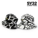 アウトレット SY32 by SWEET YEARS エスワイ32 総柄 ハート バケット ハット ロゴ BLACK WHITE PRINT ONEサイズ(4)