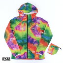 アウトレット SY32 by SWEET YEARS エスワイ32 ユニセックス ジップアップ ロングスリーブ TIE DYE Mサイズ Lサイズ(4)