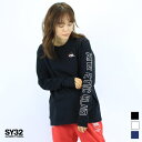 アウトレット SY32 エスワイ32 ハートミックス ロゴ ロングスリーブ Tシャツ BLACK NAVY WHITE Mサイズ Lサイズ XLサイズ