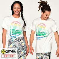 ZUMBA ズンバ 正規品 ZUMBA UNITE Tシャツ WHITE ホワイト XS/Sサイズ M/Lサイズ