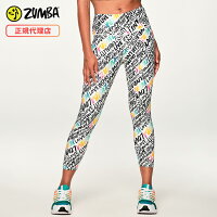 ZUMBA ズンバ 正規品 NO JUDGEMENT JUST JOY HIGH WAISTED CROP レギンス WHITE ホ...