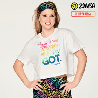 ZUMBA ズンバ 正規品 ZUMBA UNITE CROP トップス WHITE ホワイト Sサイズ Mサイズ