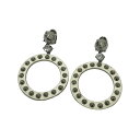 MIU MIU ミュウミュウ イヤリング ホワイト系 【中古】
