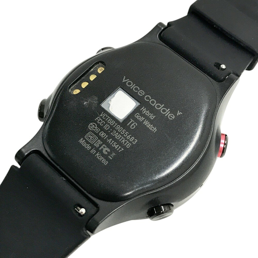 VOICE CADDIE ボイスキャディ T6 GPSナビ ゴルフウォッチ ブラック系 【中古】ゴル...