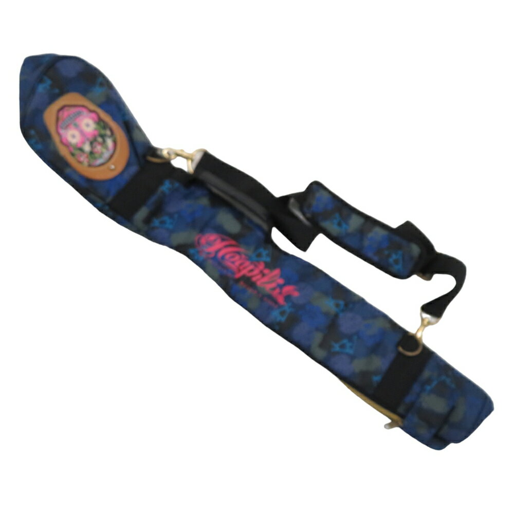 hoapili golf ホアピリゴルフ クラブケース レンジバック 迷彩 カモフラ柄 ネイビー系 【中古】ゴルフウェア