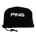 PING ピン リバーシブルヘッドカバー ブラック系 IR 【中古】ゴルフウェア